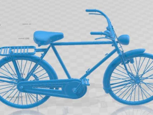 Vintage Bicycles Model 1 Printable 3D Print Model