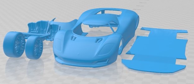 Porsche 917 Concept 2021 Printable Car 3D Druckmodell .c4d .max .obj .3ds .fbx .stl .blend