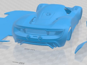 Porsche 917 Concept 2021 Printable Car 3D Druckmodell