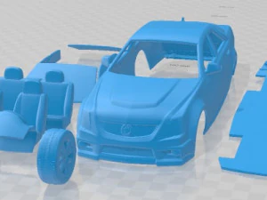 Cadillac CTS Sedan V 2009 Printable Car 3D Print Model