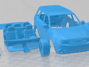 Subaru Forester 2009 Printable Car 3D Baskı Modeli