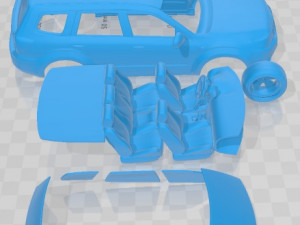 Subaru Forester 2009 Printable Car 3D Baskı Modeli