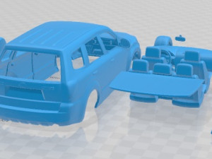 Subaru Forester 2009 Printable Car 3D Baskı Modeli