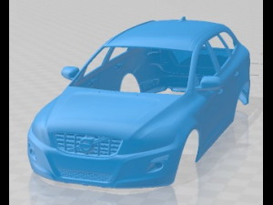 Volvo XC60 2009 Printable Body Car 3D-Druckmodell
