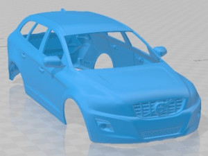 Volvo XC60 2009 Printable Body Car 3D 打印模型