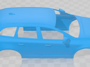 Volvo XC60 2009 Printable Body Car 3D 打印模型