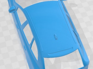 Volvo XC60 2009 Printable Body Car 3D 打印模型