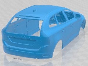 Volvo XC60 2009 Printable Body Car 3D 打印模型