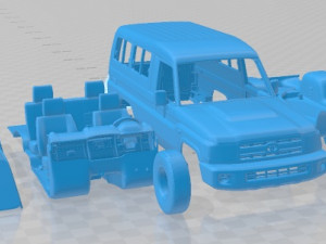 Toyota Land Cruiser J78 2010 Printable Car 3D Print Model
