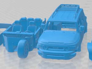 Toyota FJ Cruiser 2010 Printable Car 3D Print Model