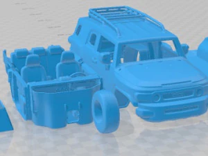 Toyota FJ Cruiser 2010 Printable Car 3D Print Model