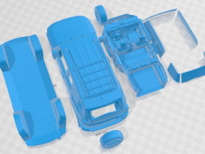 Toyota FJ Cruiser 2010 Printable Car Modèles 3D en vedette