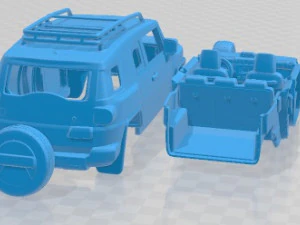 Toyota FJ Cruiser 2010 Printable Car 3D Print Model