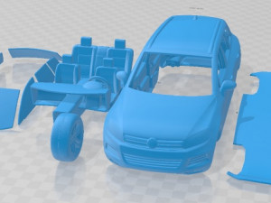 Volkswagen Touareg 2010 Printable Car 3D Print Model