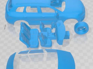 Volkswagen Touareg 2010 Printable Car Model do druku 3D
