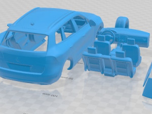 Volkswagen Touareg 2010 Printable Car Model do druku 3D