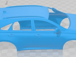 Lexus RX 2010 Printable Body Car Modèles 3D en vedette