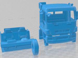 Sisu Polar 2010 Printable Cabin Truck 3D Принт Модель