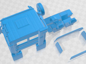 Sisu Polar 2010 Printable Cabin Truck 3D Принт Модель
