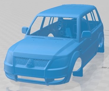 Mitsubishi Pajero TR4 2010 Printable Body Car 3D printmodel .c4d .max .obj .3ds .fbx .stl .blend