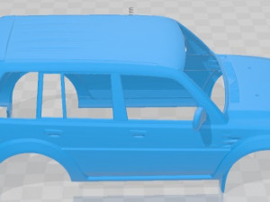 Mitsubishi Pajero TR4 2010 Printable Body Car 3D printmodel