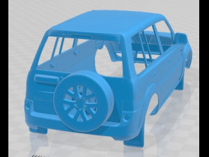 Mitsubishi Pajero TR4 2010 Printable Body Car 3D printmodel