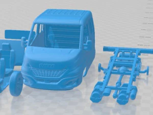 Iveco Daily Crew Cab l3 2020 Printable Truck 3D Print Model