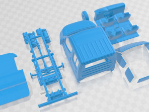 Iveco Daily Crew Cab l3 2020 Printable Truck 3D printmodel