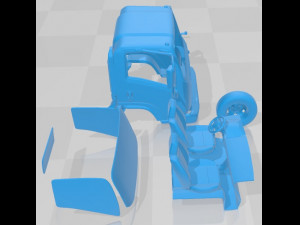GMC W3500 2021 Printable Truck 3D Baskı Modeli
