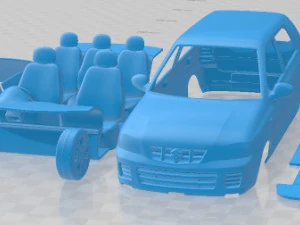 Coche Imprimible Suzuki Maruti Alto 2012 Modelo de impresión 3D