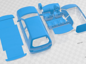 Suzuki Maruti Alto 2012 Printable Car 3D Принт Модель