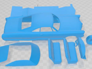 Pontiac Bonneville Hardtop 2 Doors 1966 Printable Car 3D Print Model