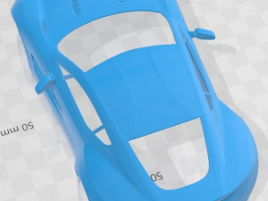 Aston Martin One 77 2010 Printable Body Car 3D 打印模型