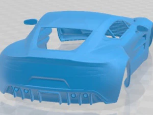 Aston Martin One 77 2010 Printable Body Car 3D Print Model