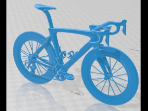 Pinarello Dogma F12 Printable Bicycle Modelo de impresión 3D