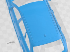 Audi A4 Allroad Quattro 2010 Printable Body Car Modelo de Impressão 3D
