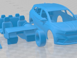 Skoda Enyaq Founders Edition 2021 Printable Car 3D प्रिंट मॉडल
