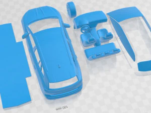 Skoda Enyaq Founders Edition 2021 Printable Car 3D Print Model