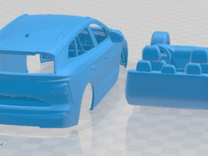 Skoda Enyaq Founders Edition 2021 Printable Car 3D प्रिंट मॉडल