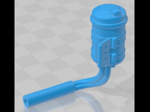 Peterbilt 357 2006 Printable Cabin Truck V20 3D प्रिंट मॉडल