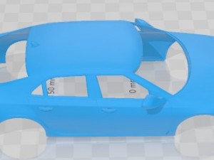 Saab 9-5 2010 Printable Body Car 3D प्रिंट मॉडल