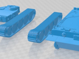 Tiger Tank Printable 3D Print Model