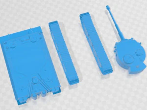 Tiger Tank Printable 3D Print Model