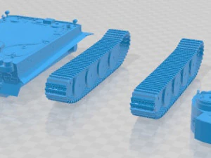 Tiger Tank Printable 3D Print Model