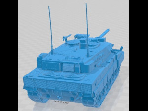 Leopard 2A7 German Tank Printable Modello di stampa 3D