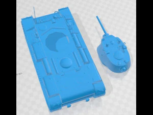 WW2 Soviet Tank KV1 Printable 3D Print Model