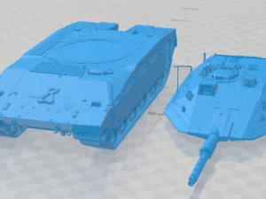 Merkava IV Tank Printable 3D Print Model