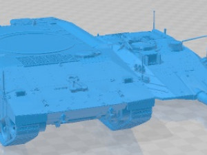 Merkava IV Tank Printable 3D-Druckmodell