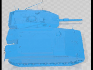 Merkava IV Tank Printable 3D-Druckmodell
