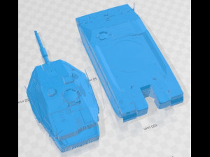 Merkava IV Tank Printable 3D-Druckmodell